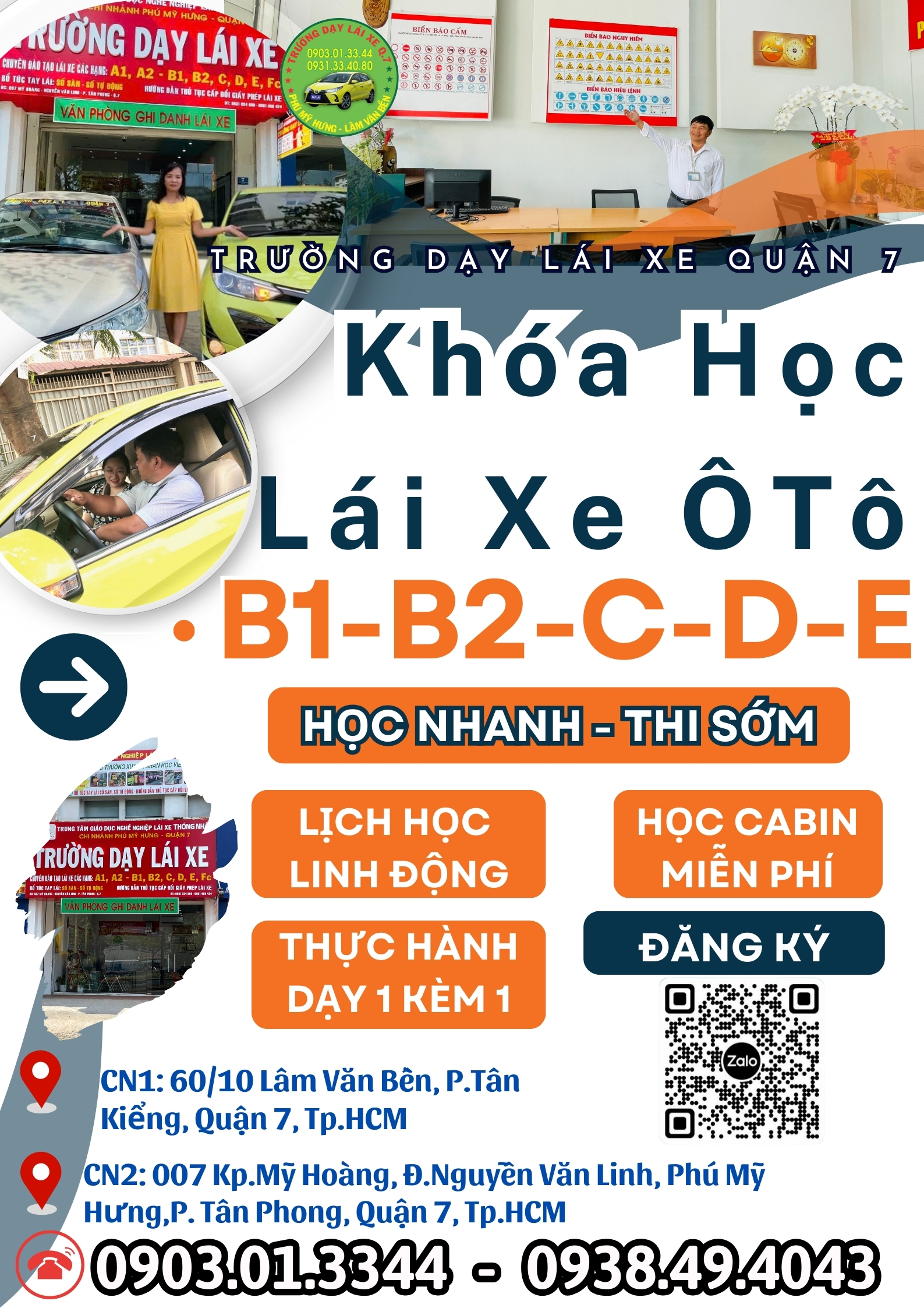 KHAI GIẢNG KHÓA HỌC LÁI XE Ô TÔ B1 - B2 - C THÁNG 11/2024 